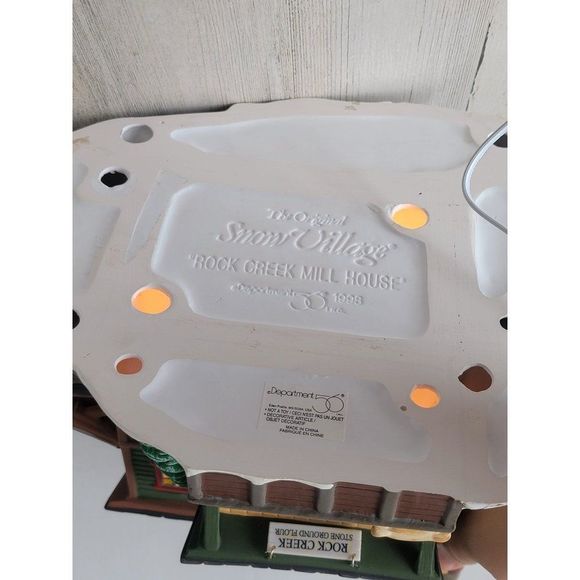 Dept 56 54932 Rock Creek Millhouse Snow Village accessory Xmas - Picture 10 of 10